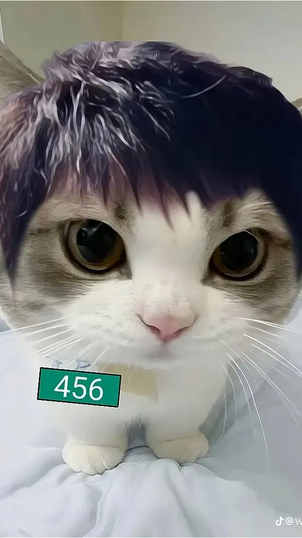ai character: Cat Thanos background