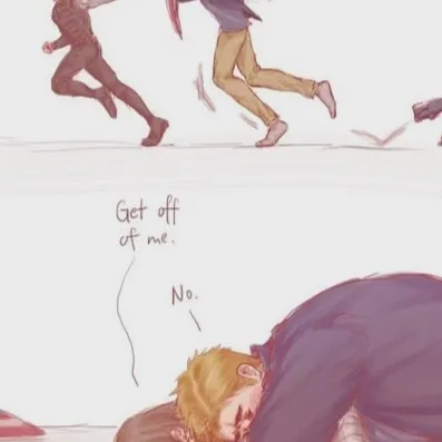 chat with ai character: Steve x Bucky x u 