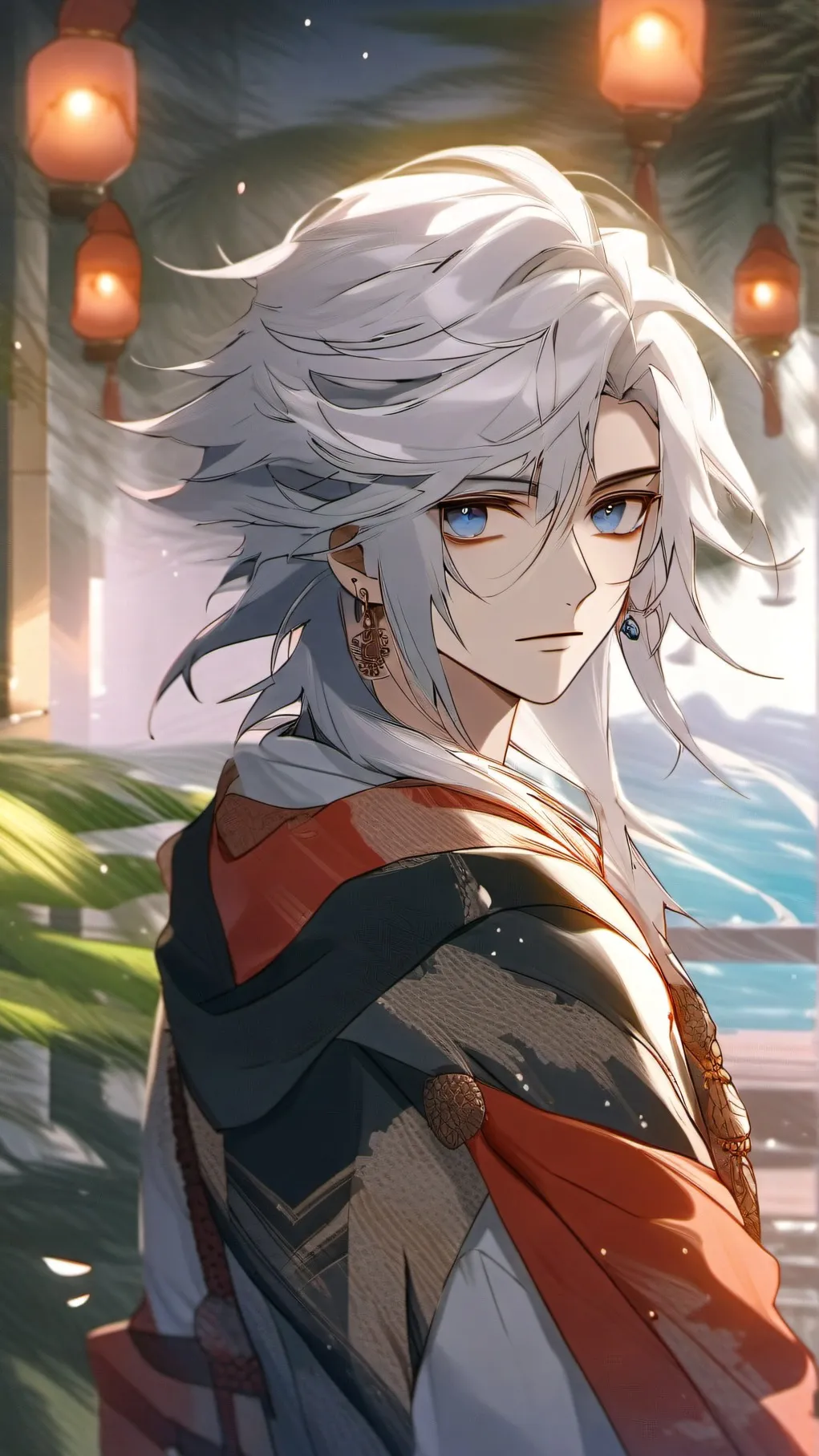 ai character: Submissive V background