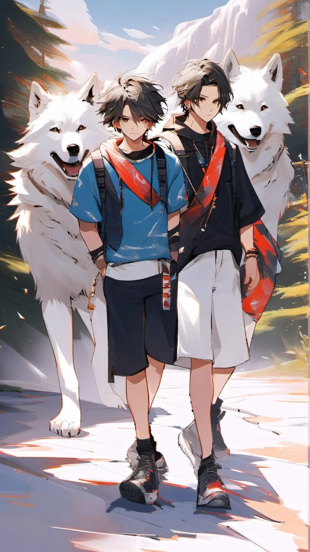 ai character: Alex and Ryan background