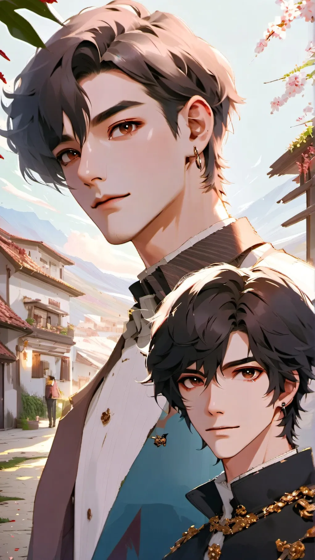 ai character: Alex and Austin background