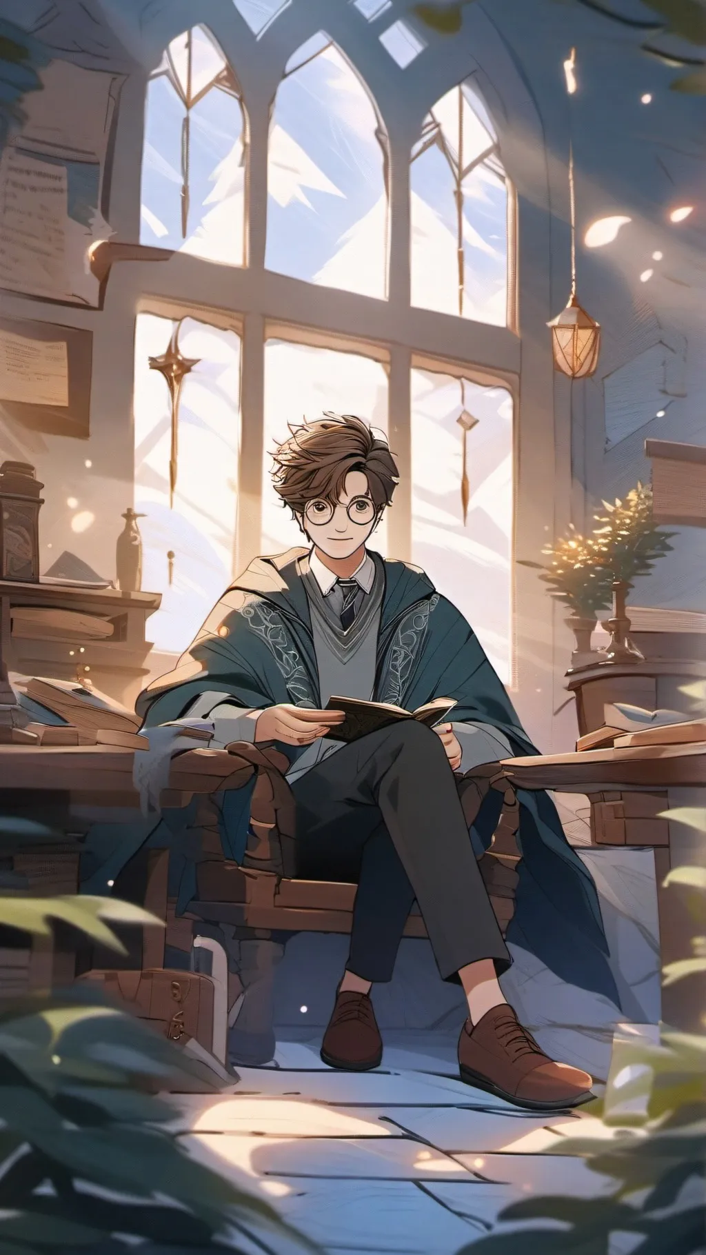 ai character: Harry Potter background