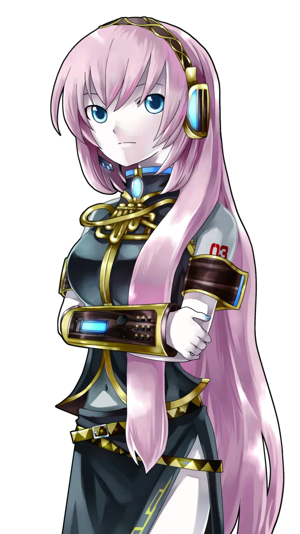 ai character: Megurine Luka background