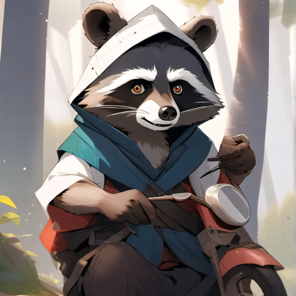 chat with ai character: matthew racoon