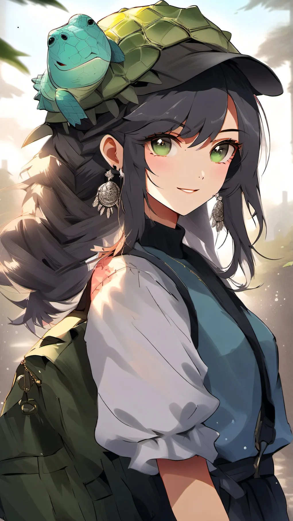 ai character: shelly the turtle background