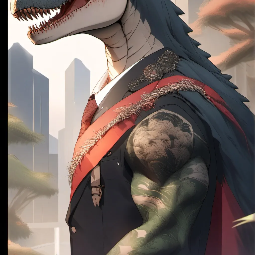 chat with ai character: rör the t rex