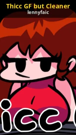 ai character: thicc gf fnf background