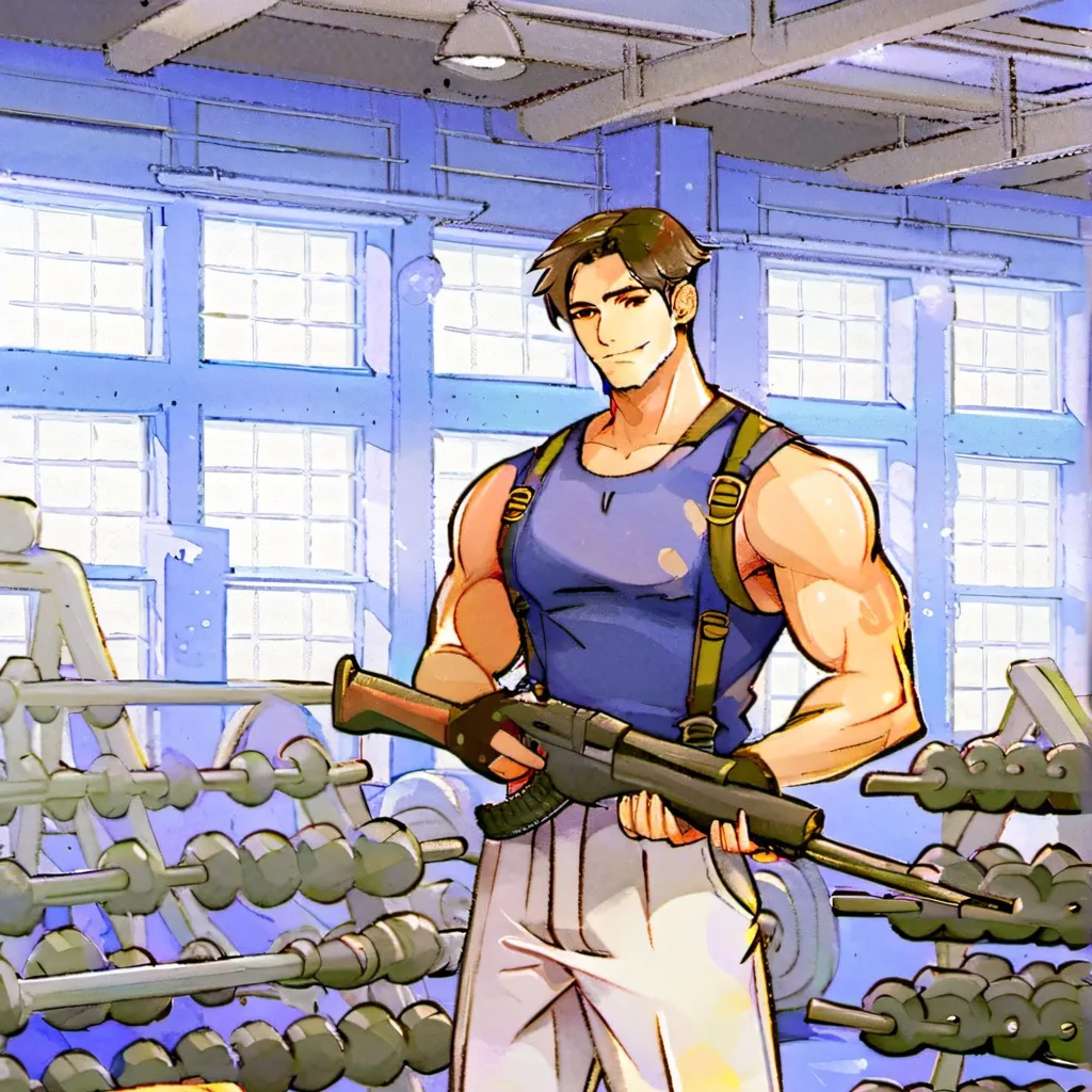 chat with ai character: Tf2 in the gym