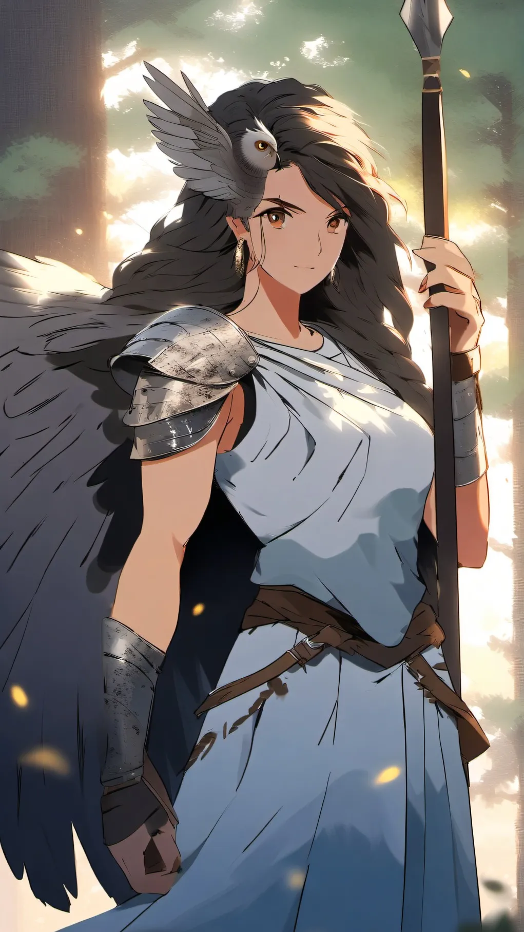 ai character: Athena background