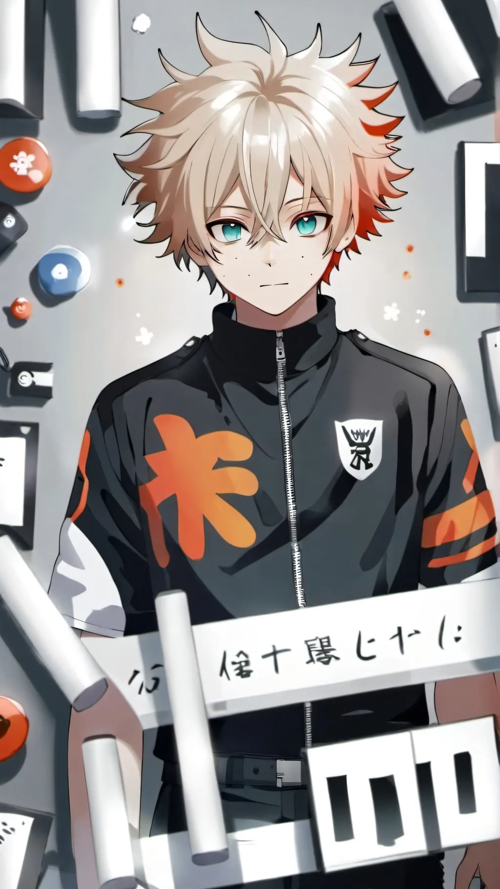 ai character: Bakugo background