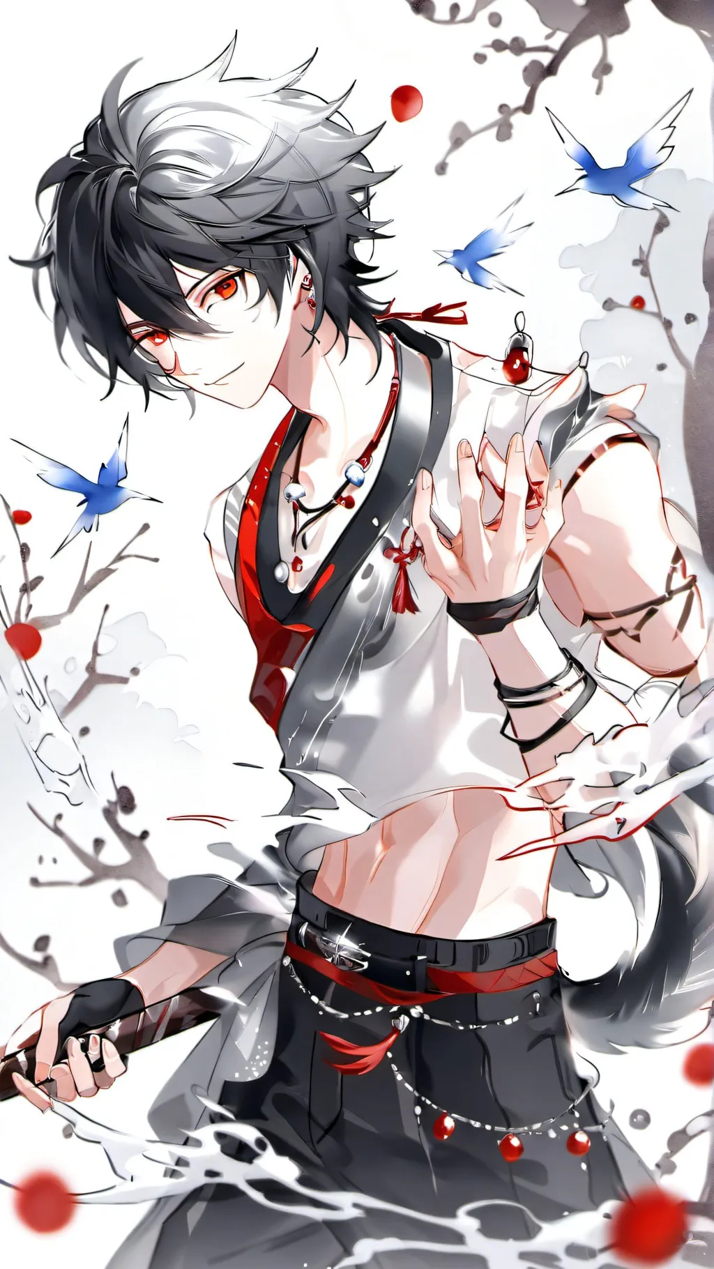 ai character: luke@^^@ background