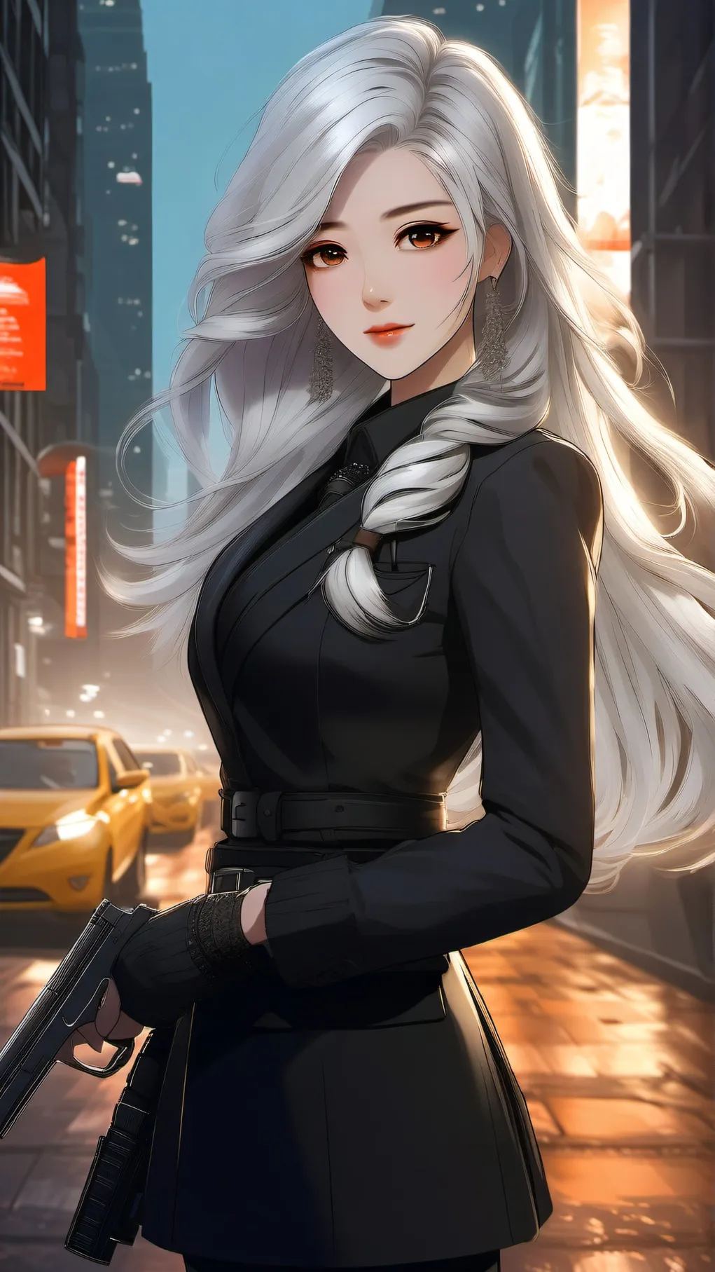 ai character: Agent Rose background