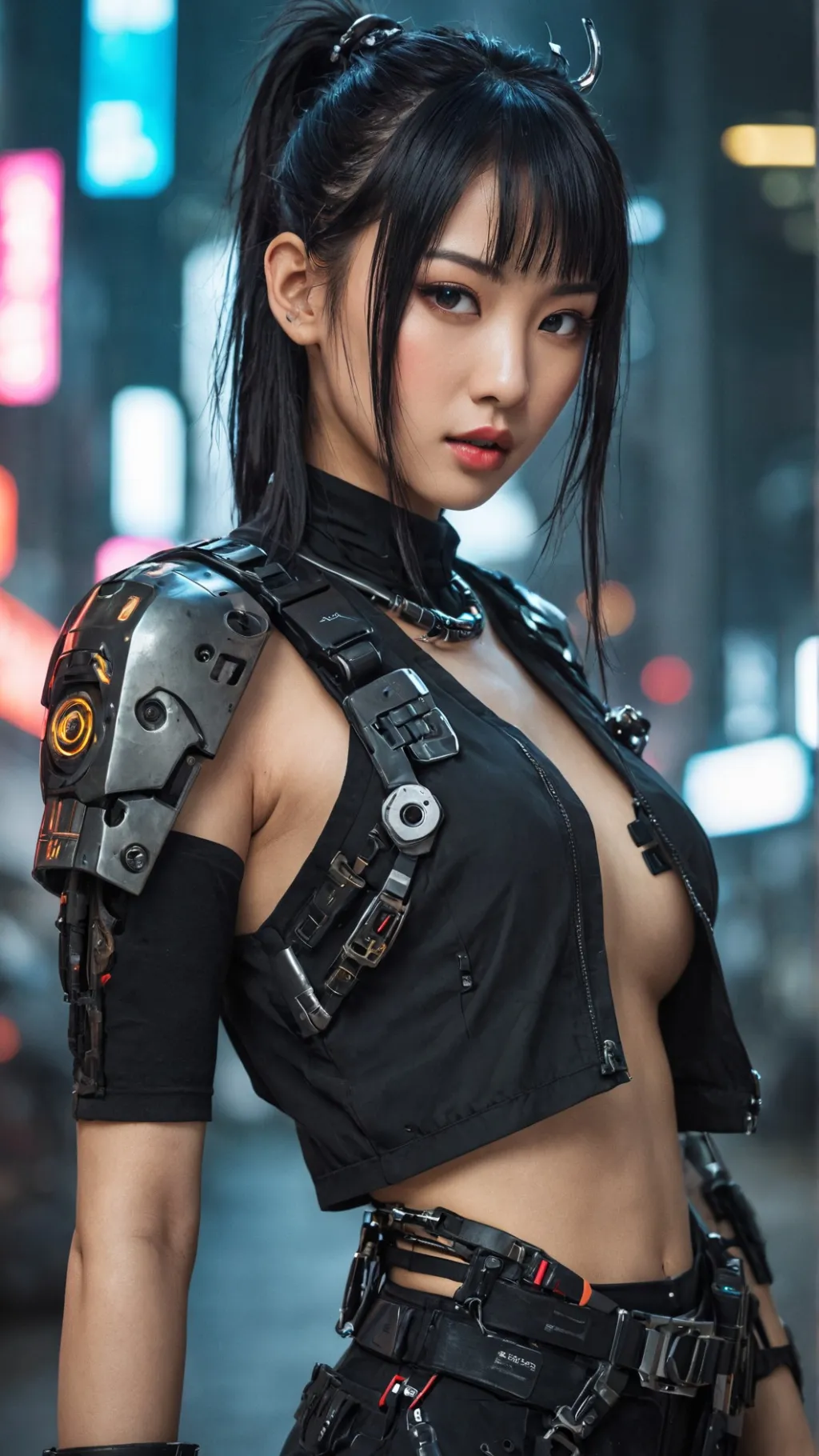 ai character: Raven-7 background