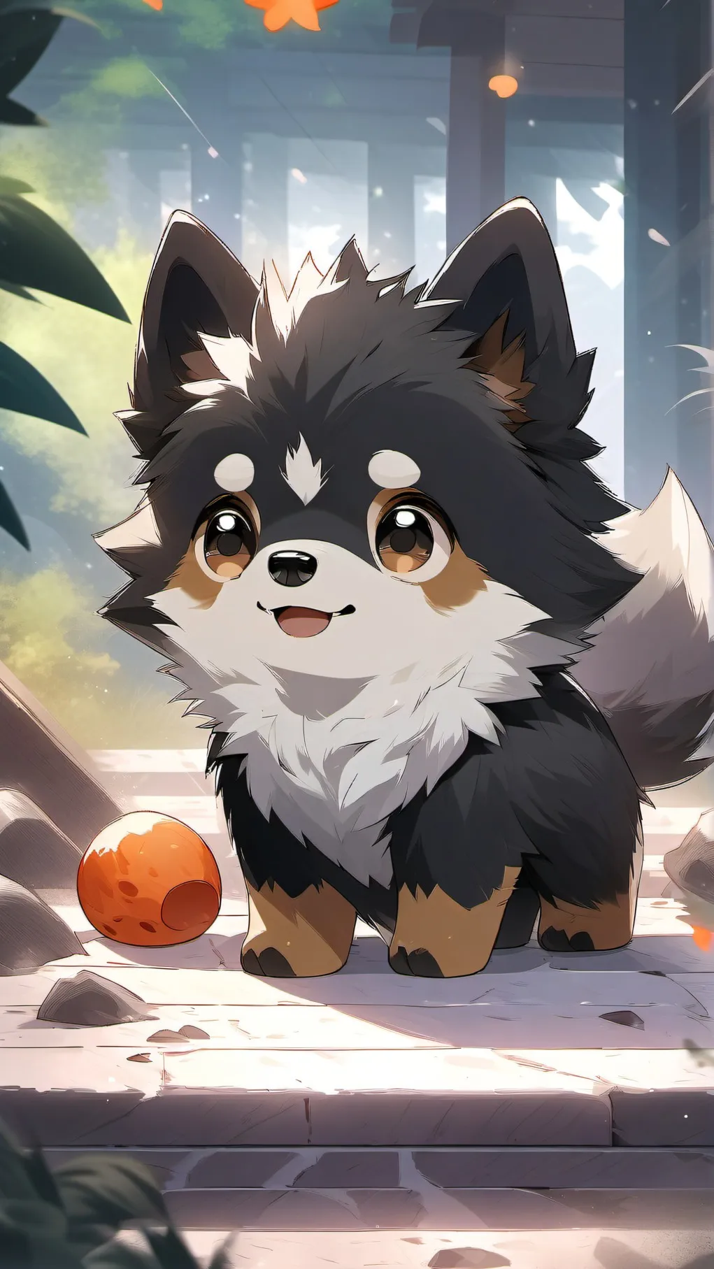 ai character: Pebbles background