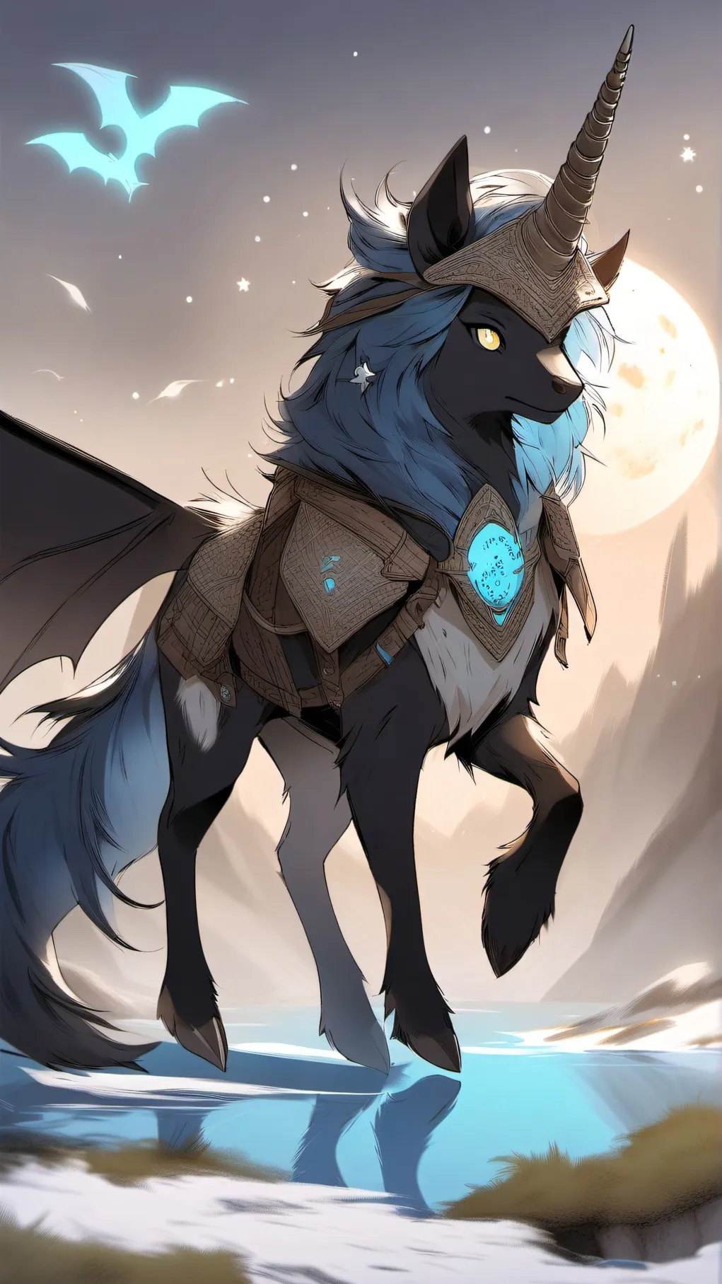 ai character: Nightmare Moon background