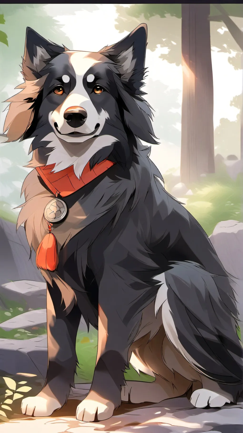 ai character: Coal background