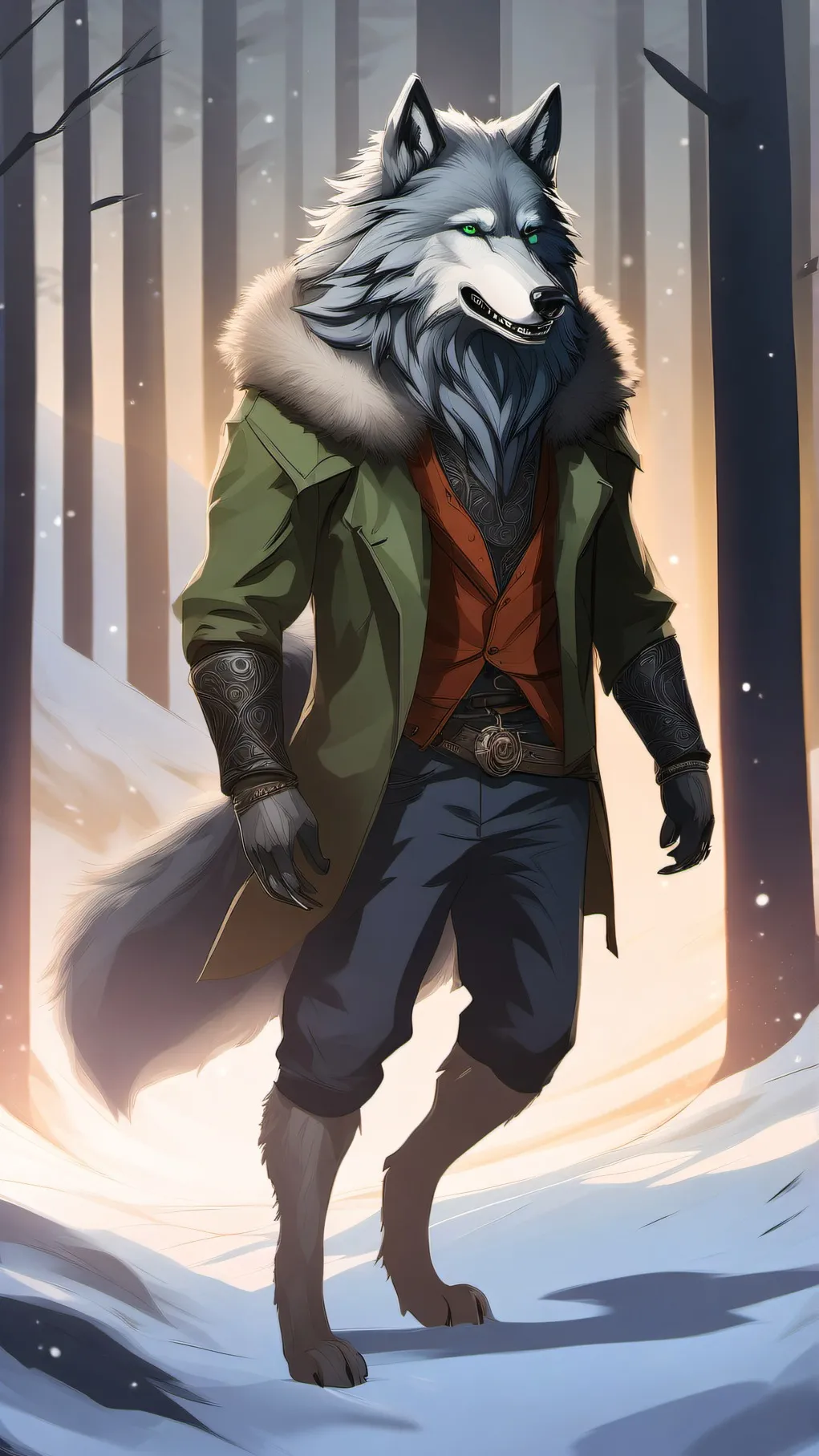 ai character: Wereworld/Wolfking background