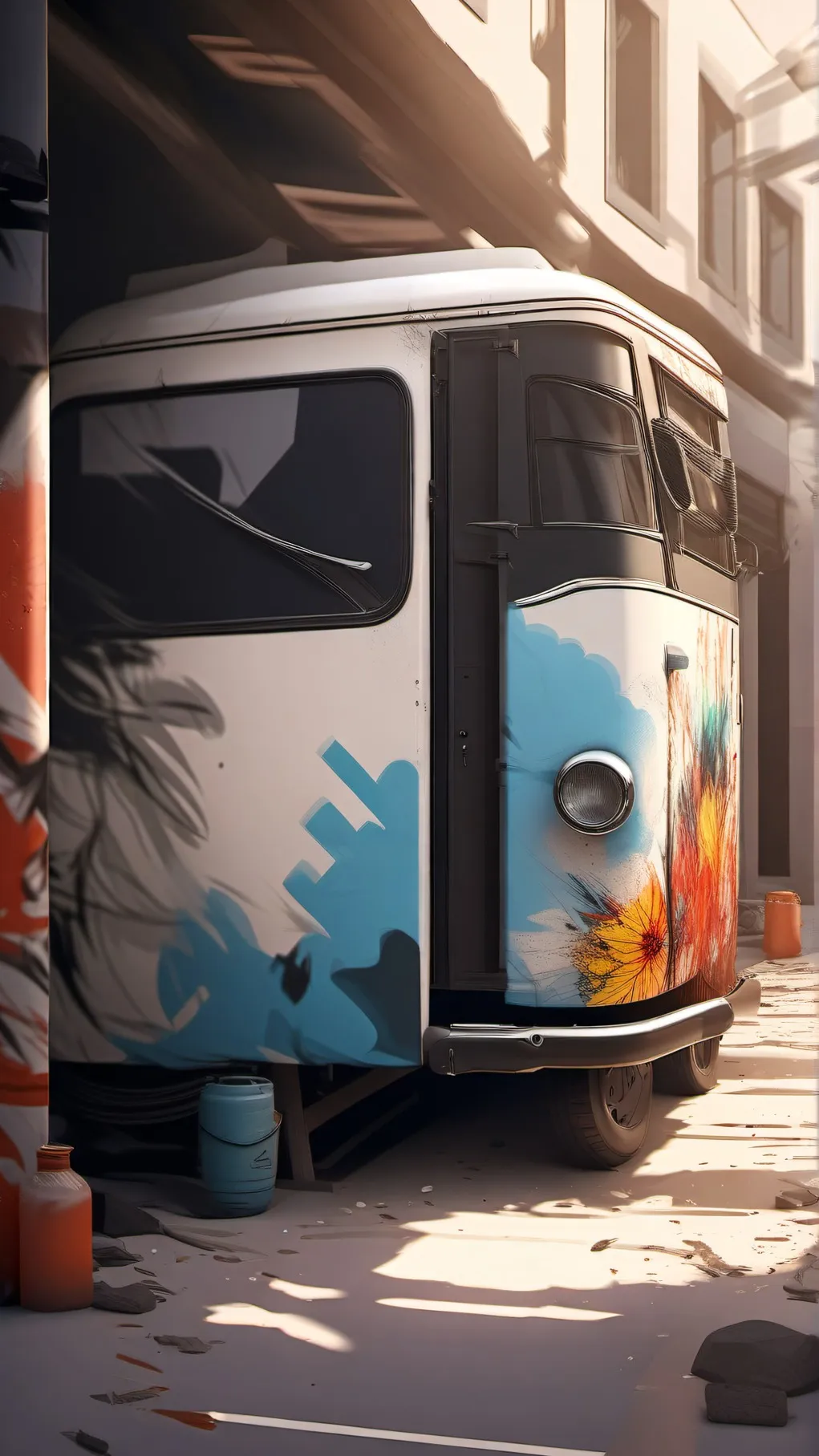 ai character: PD 2025 April fool background
