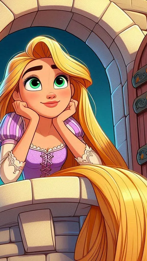 ai character: repunzel background