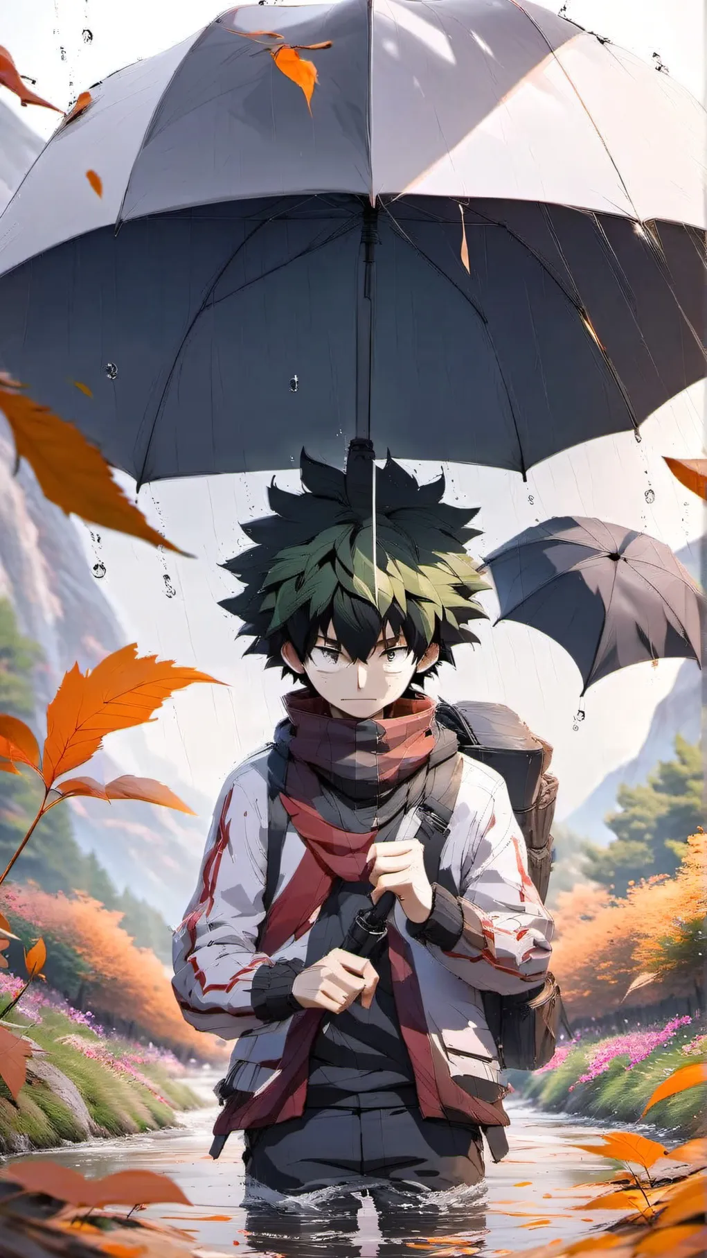 ai character: Deku vs class 1a background