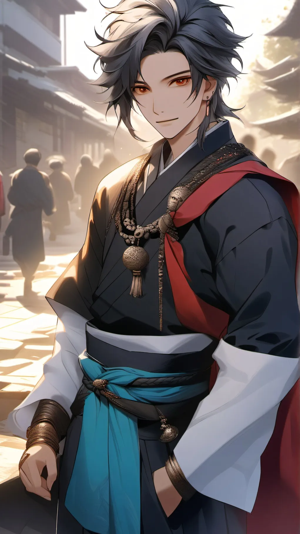 ai character: gojo background