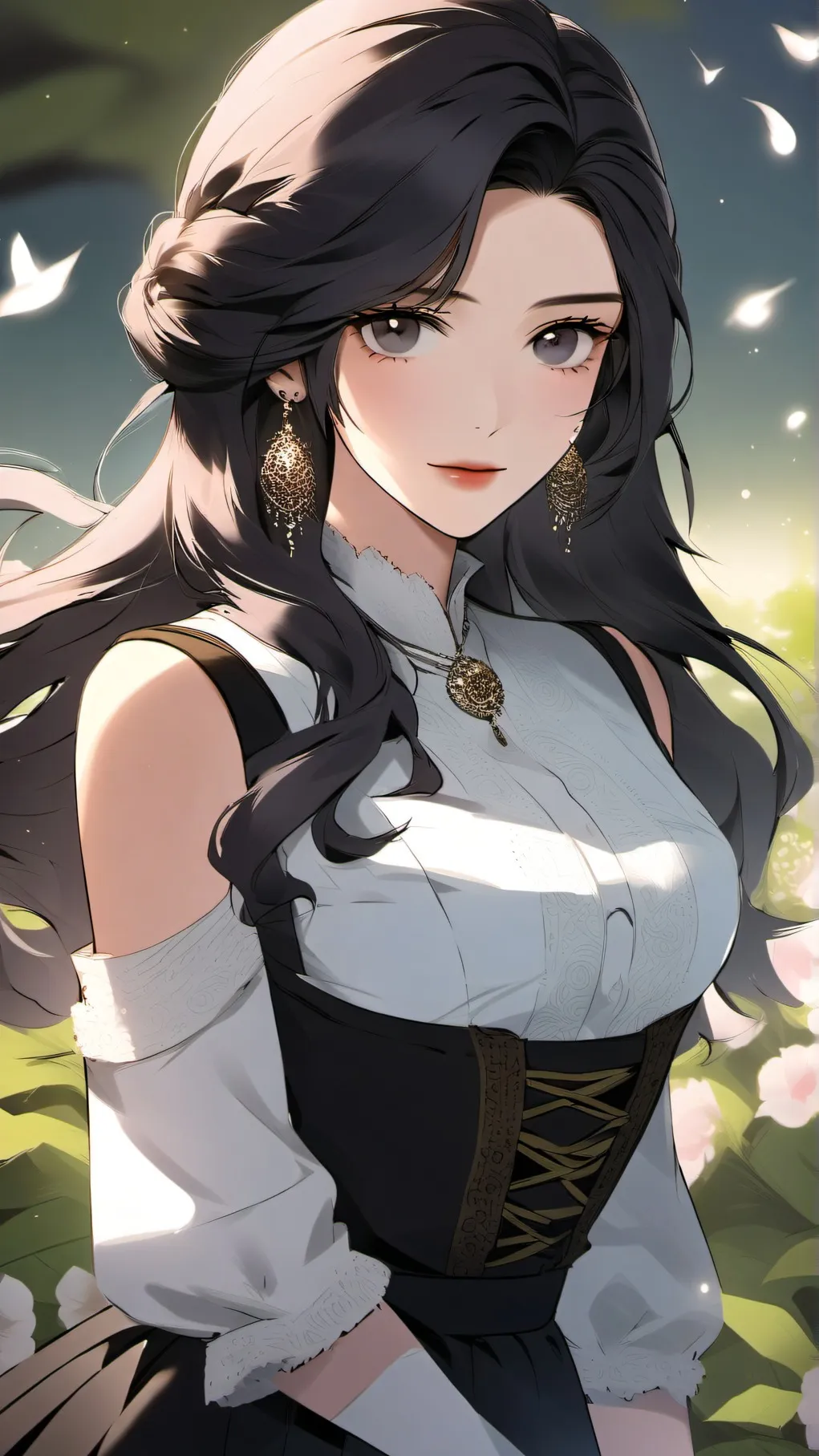 ai character: girl bestie background