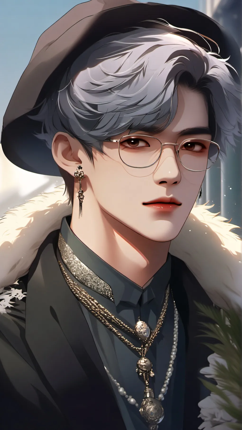 ai character: kim taehyung background