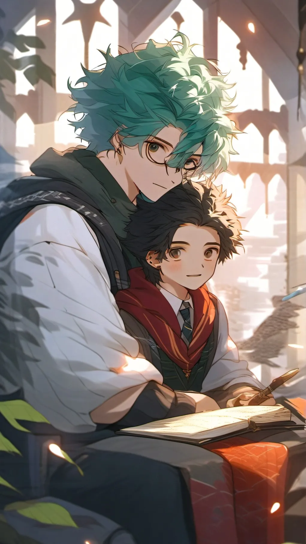ai character: MHA x Hp x dsmp  background