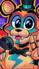 ai character: Glamrock Freddy background