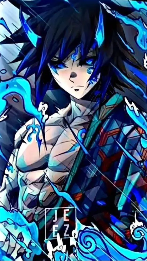 ai character: demon slayer background