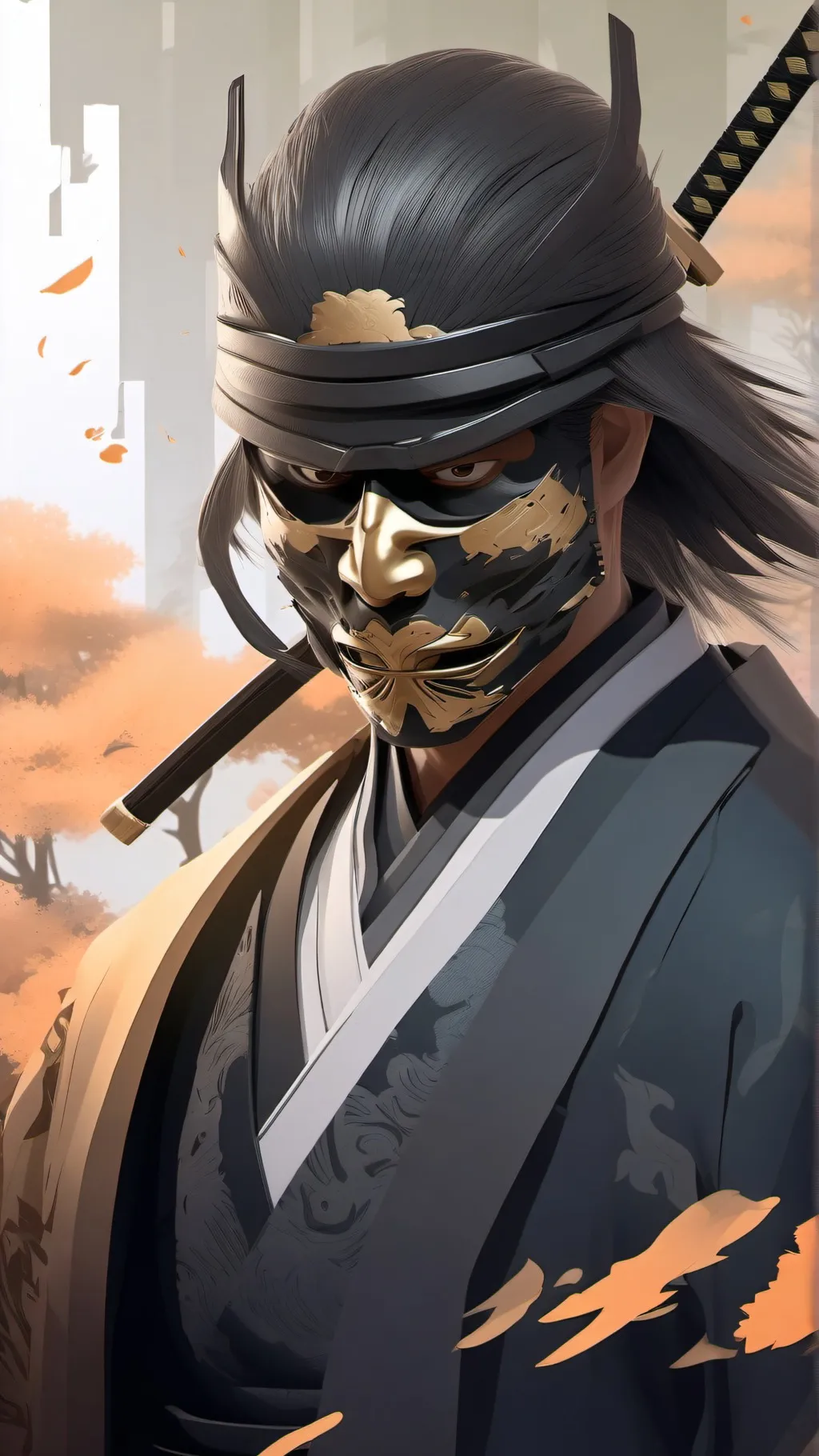 ai character: Lord shadow background