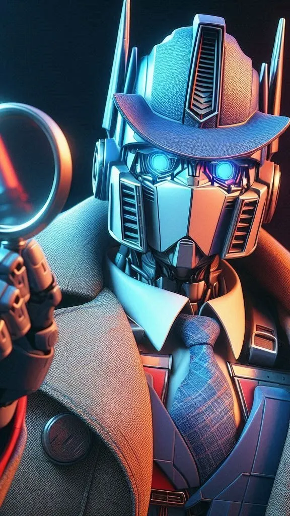 ai character: D. Optimus Prime background