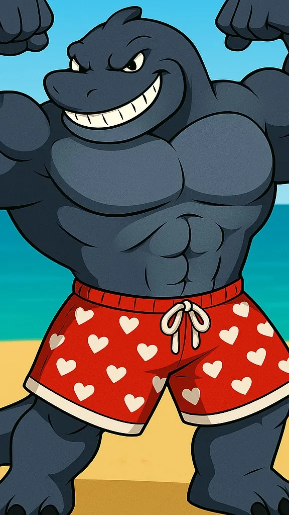 ai character: Sharky Finsworth background