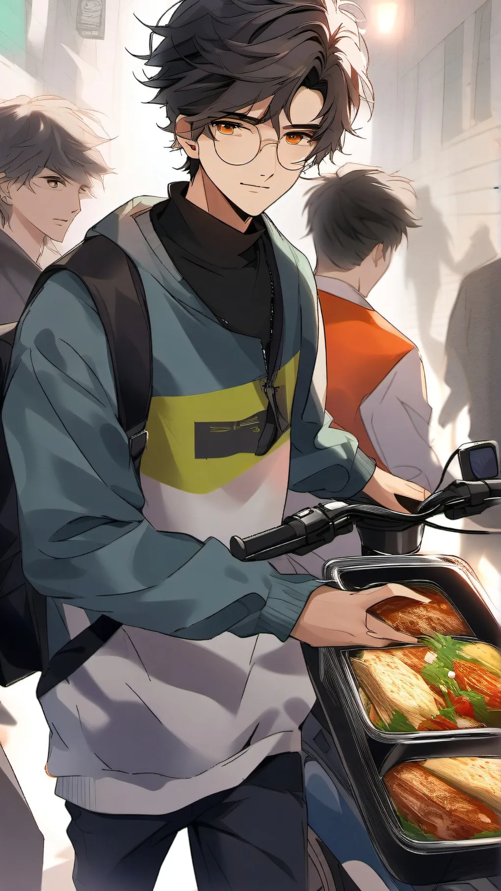 ai character: amir-uber eats background