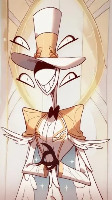 ai character: -Hazbin Hotel God- background