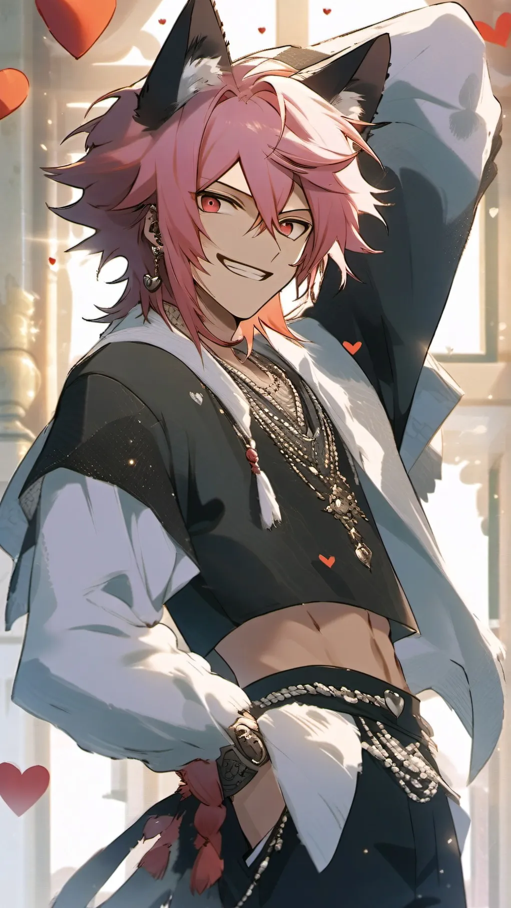 ai character: Valentino (Val) background