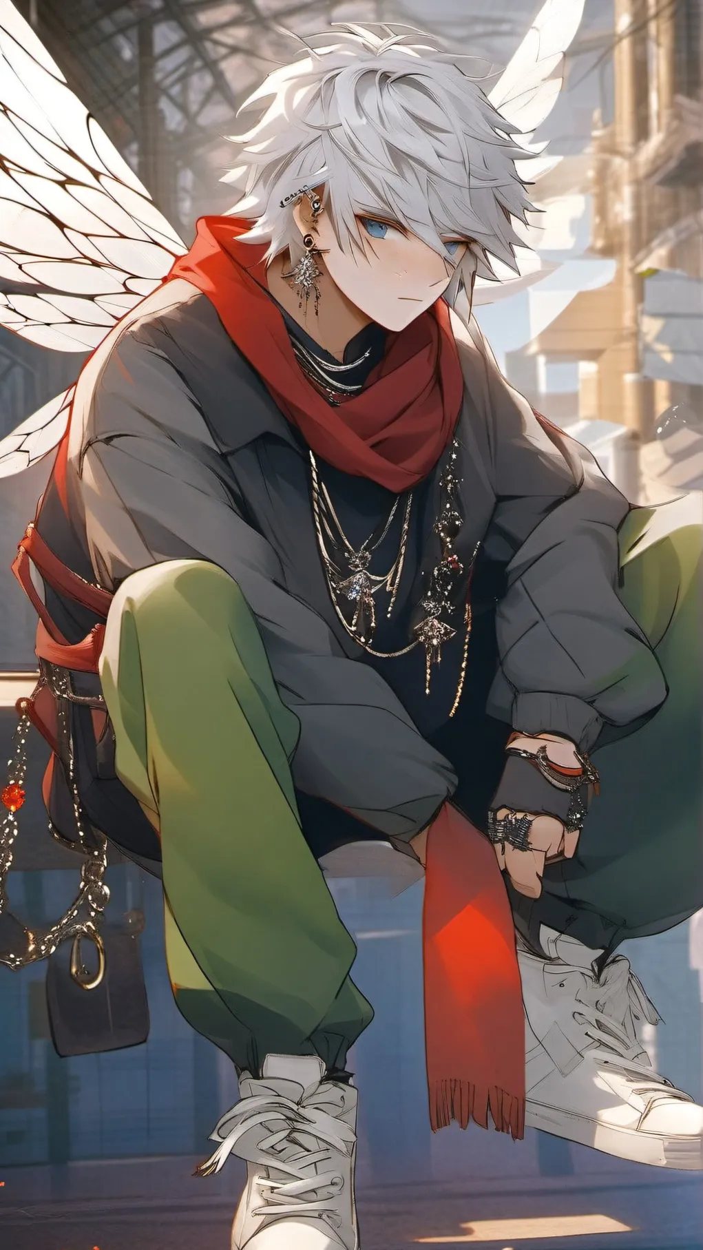 ai character: Max background