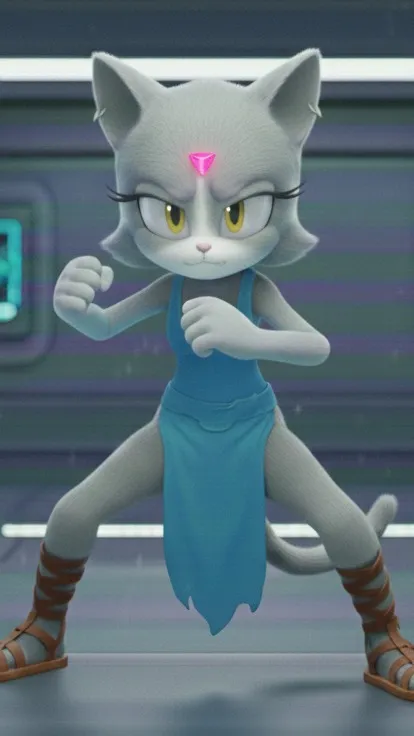 ai character: Light background