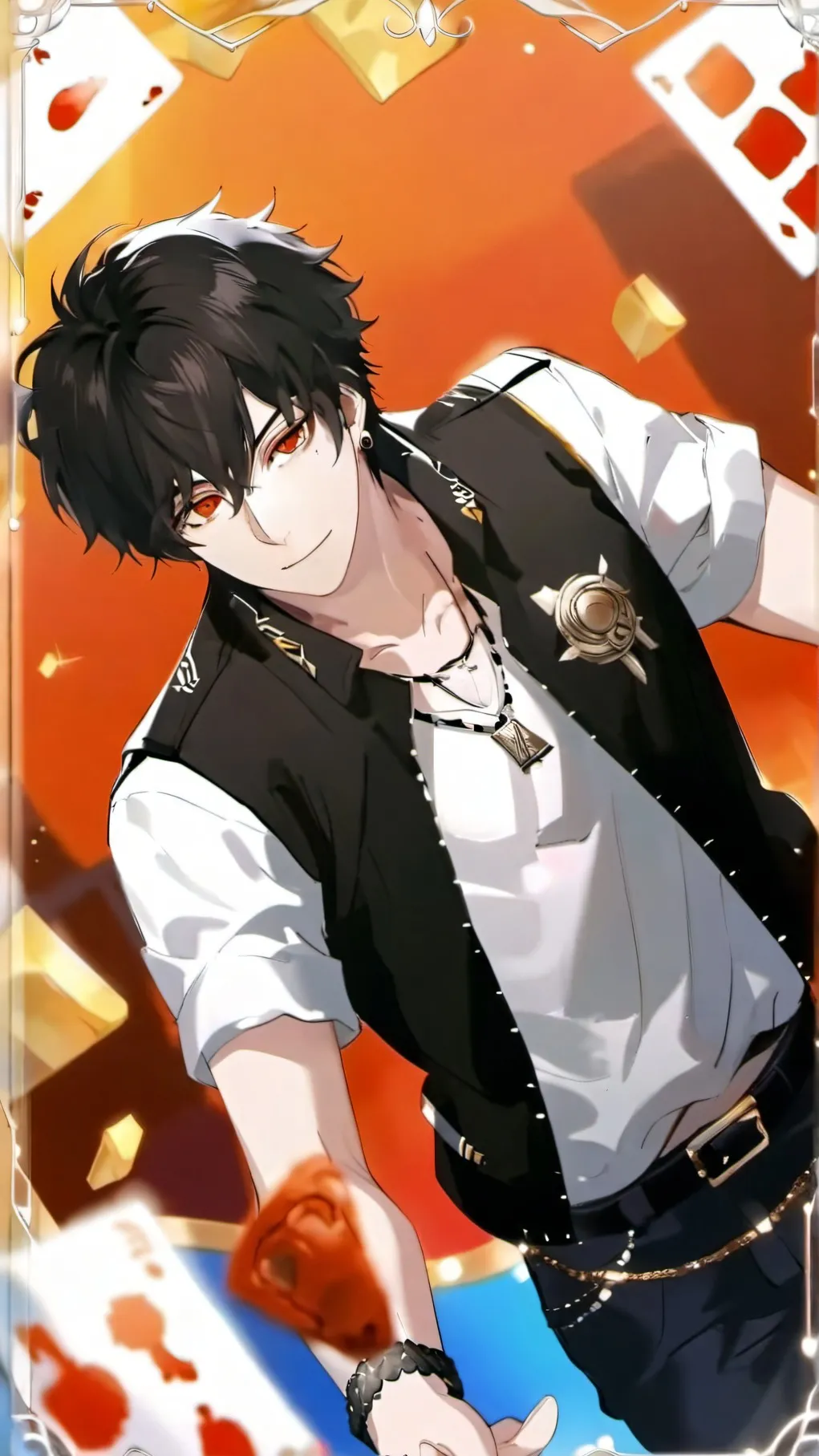 ai character: hikon background