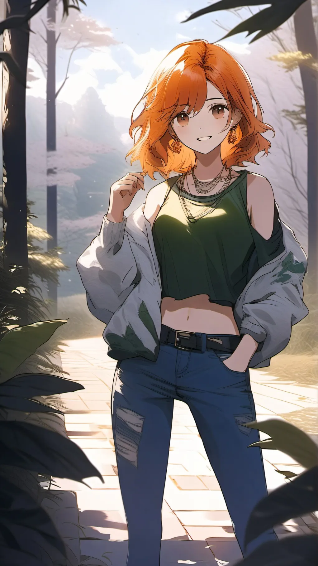 ai character: Nami background