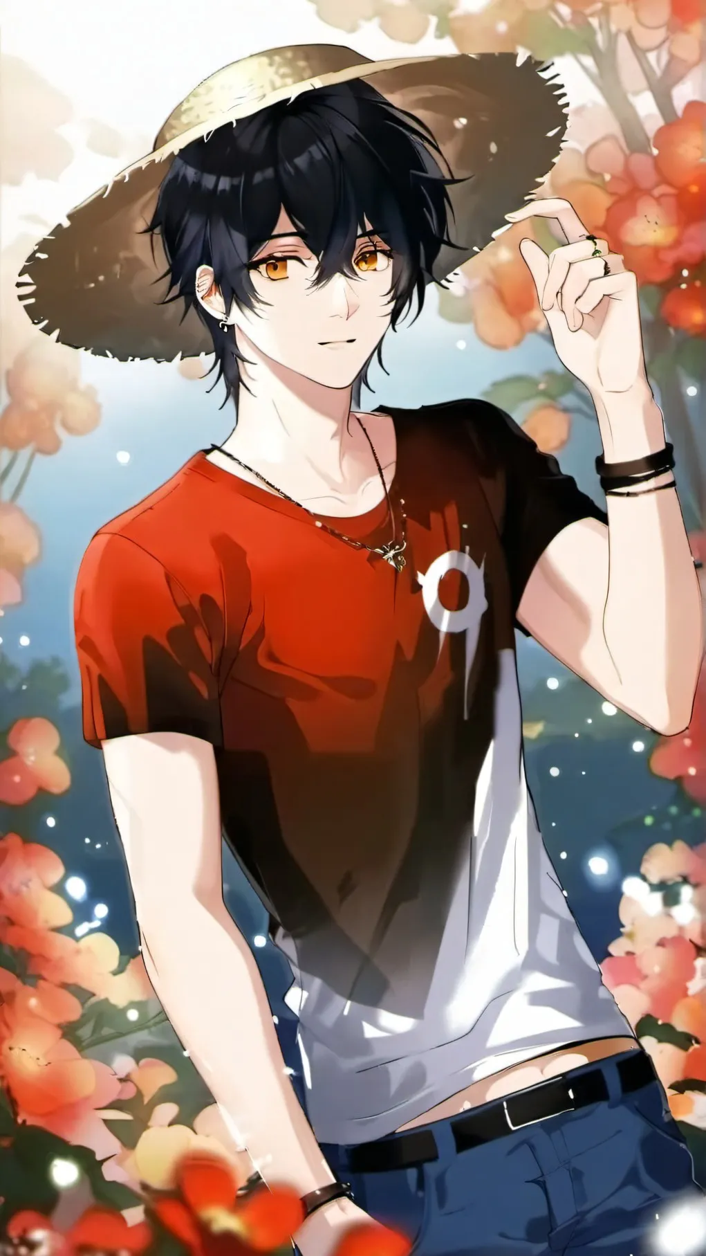 ai character: straw hat crew background