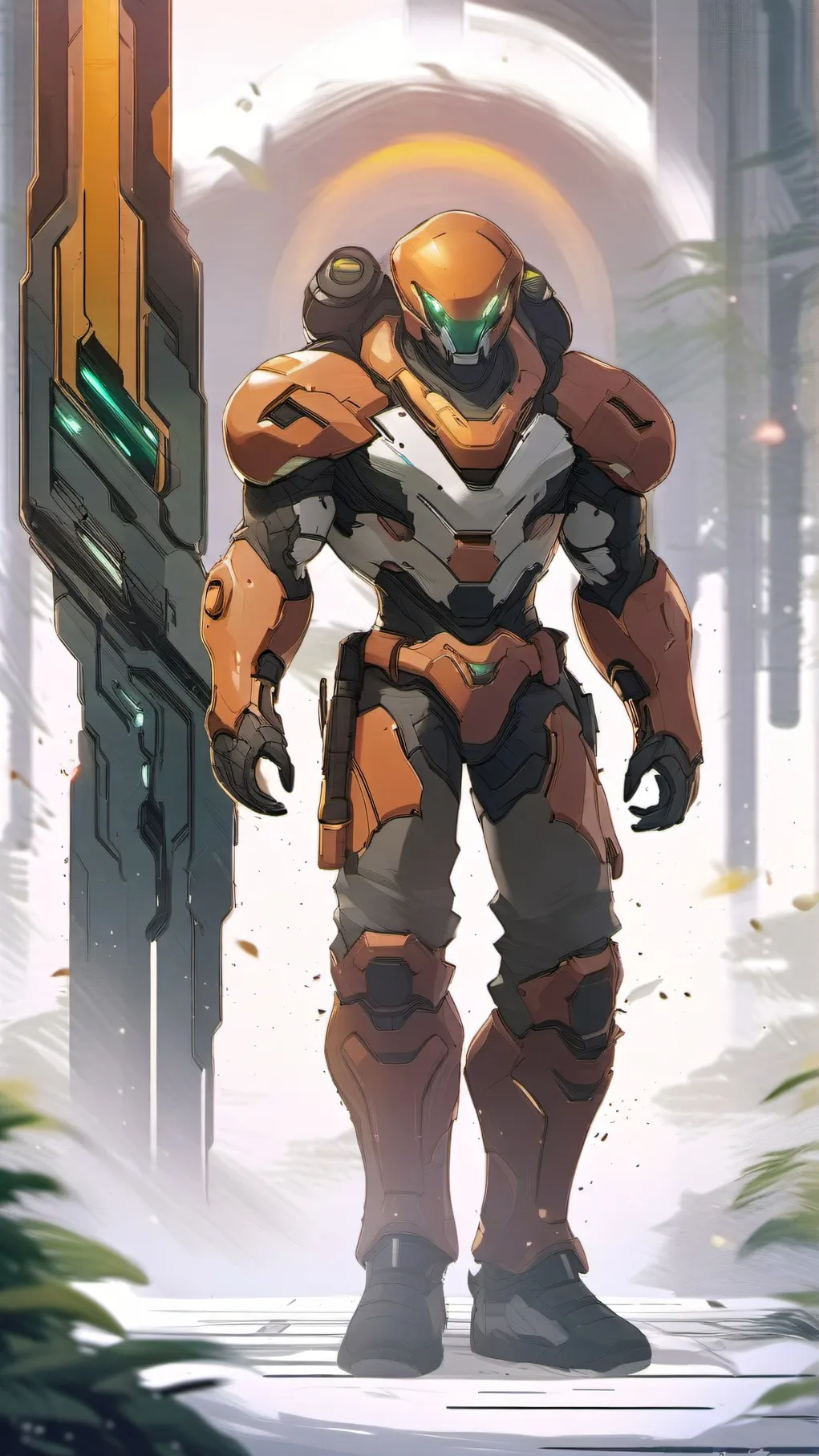 ai character: Metroid dread background