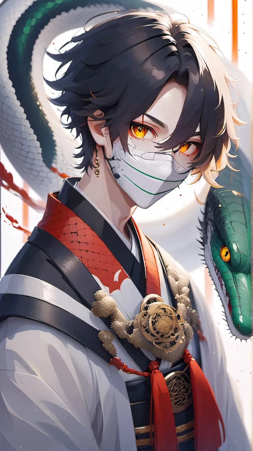 ai character: Obanai Iguro background