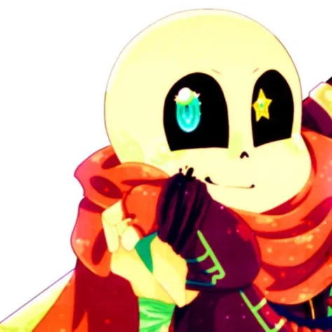 chat with ai character:  Ink Sans cute