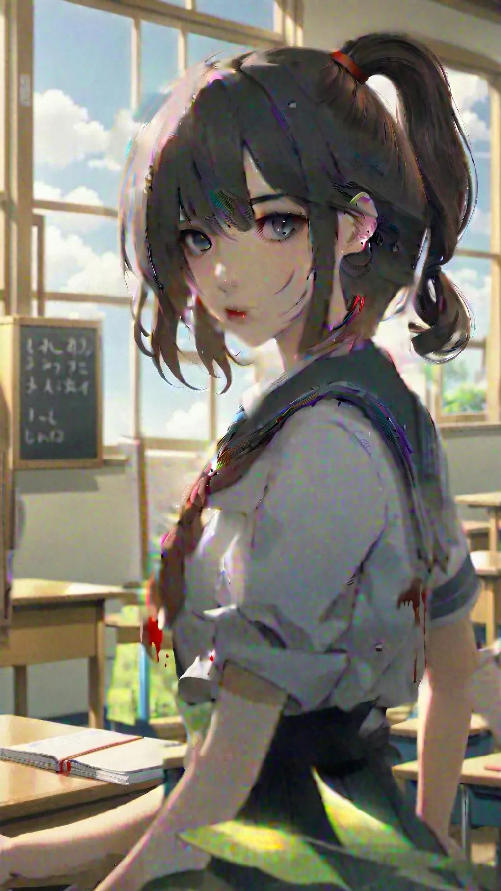 ai character: Ayano Ashi. background