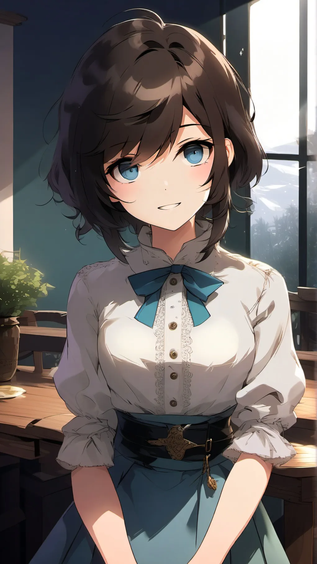 ai character: auroura parrott[me background