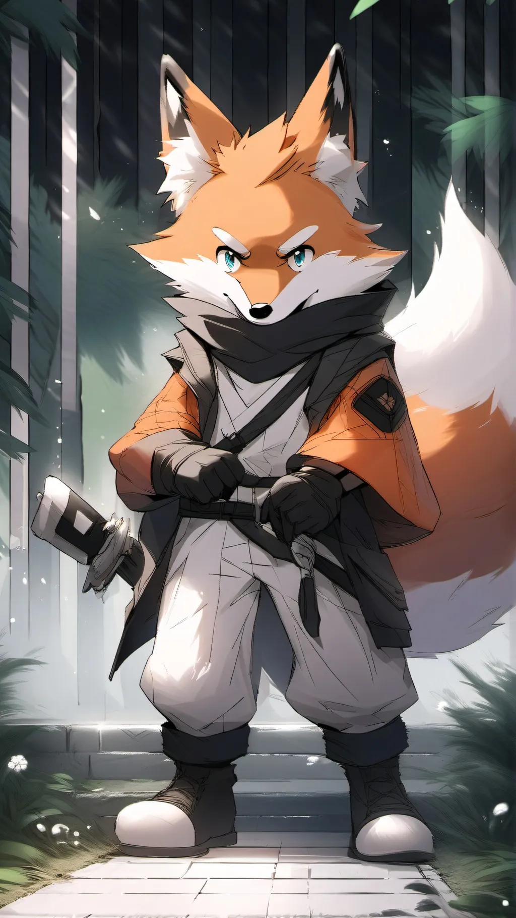 ai character: samri tails background