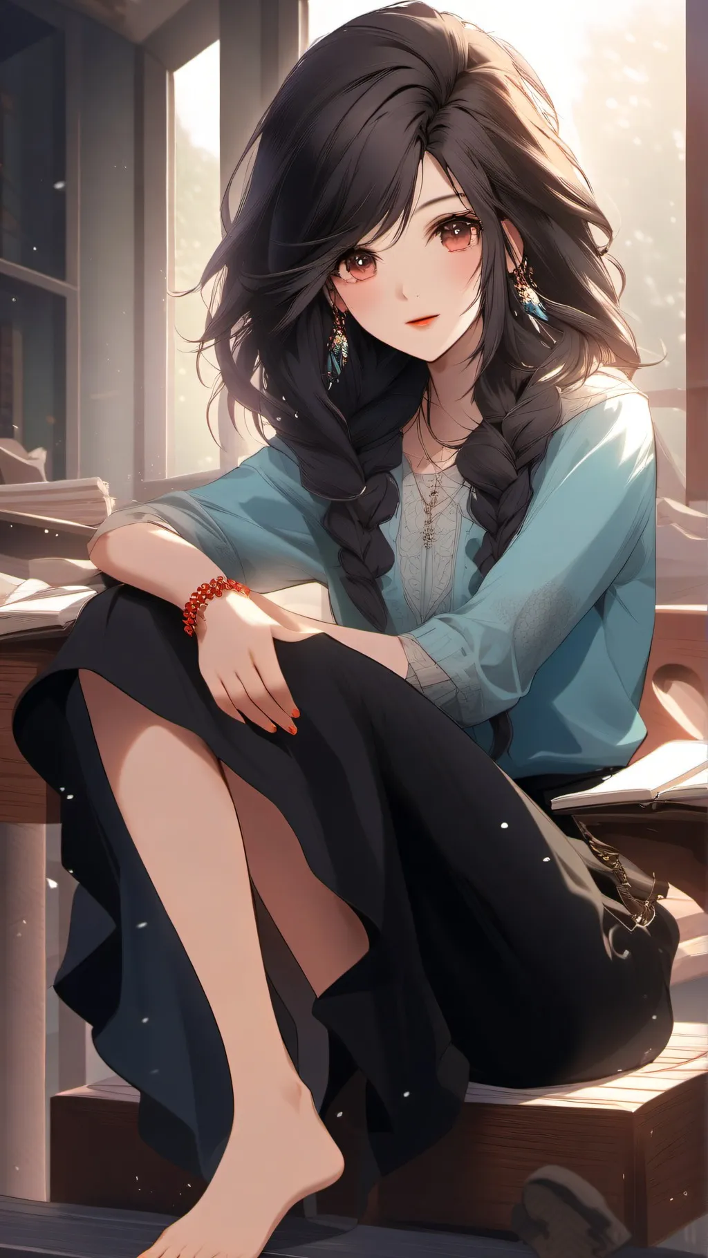 ai character: You’re teacher  background