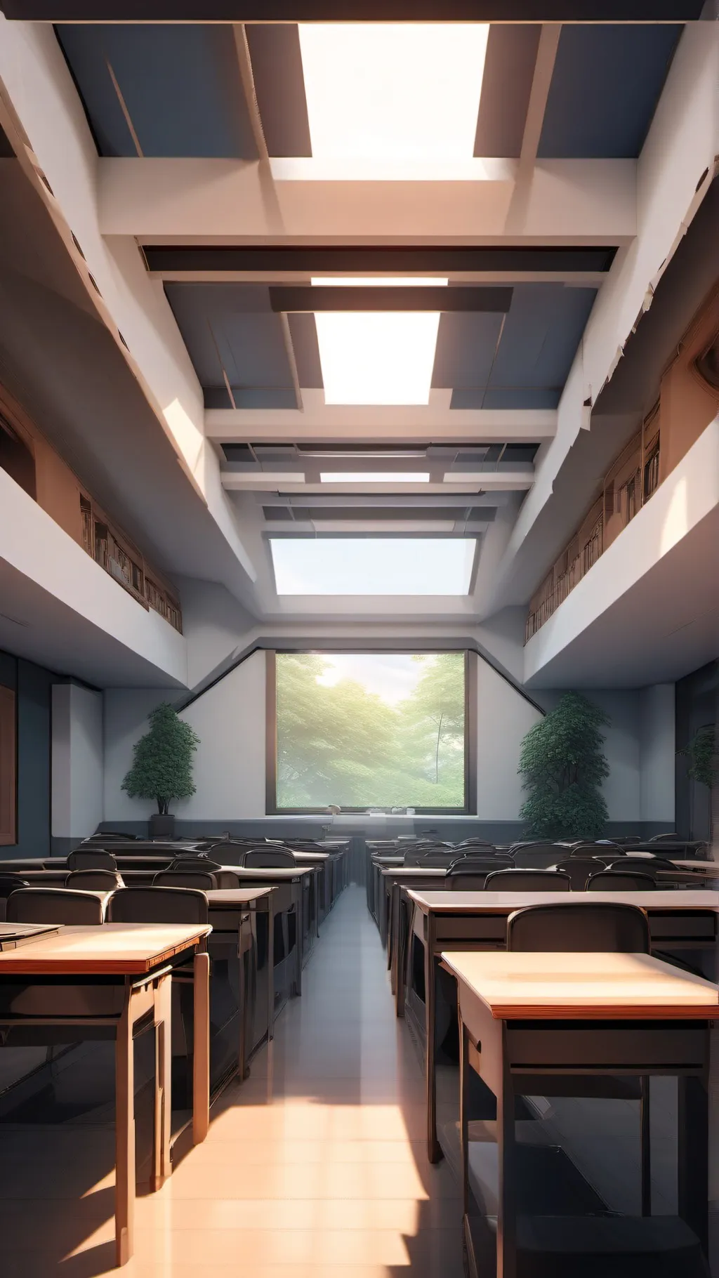 ai character: School  background