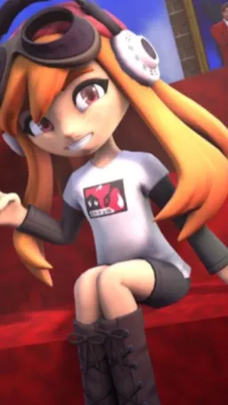 ai character: meggy  background